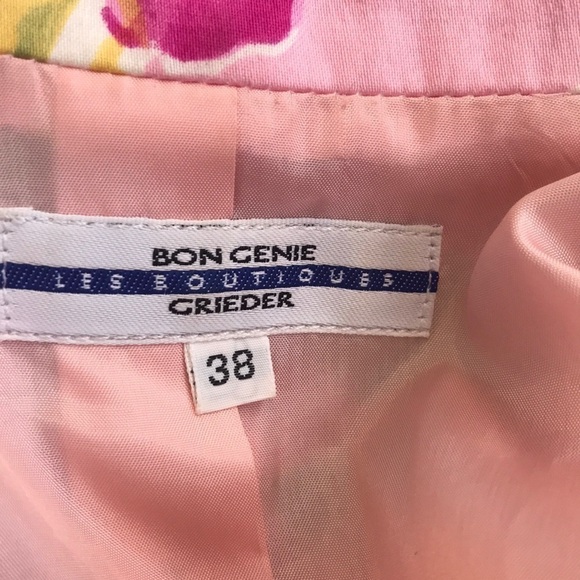 Pink Floral (Les Boutiques) Blazer - Picture 8 of 11